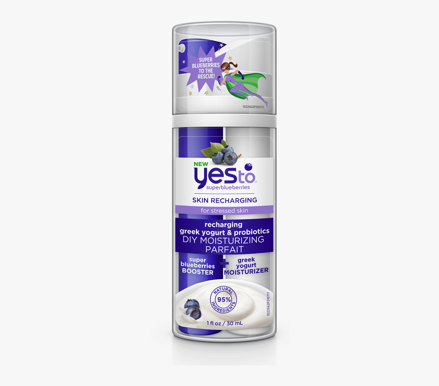 Product Photo - Super Blueberries Recharging Greek Yogurt And Probiotic, HD Png Download