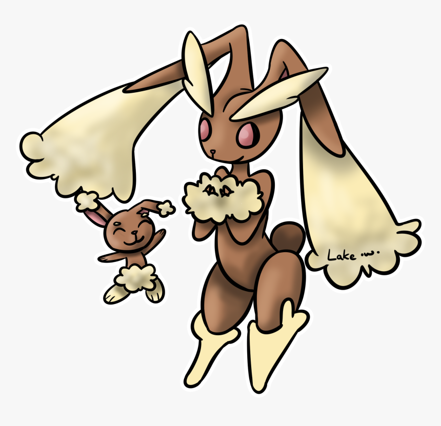 Buneary And Lopunny, HD Png Download
