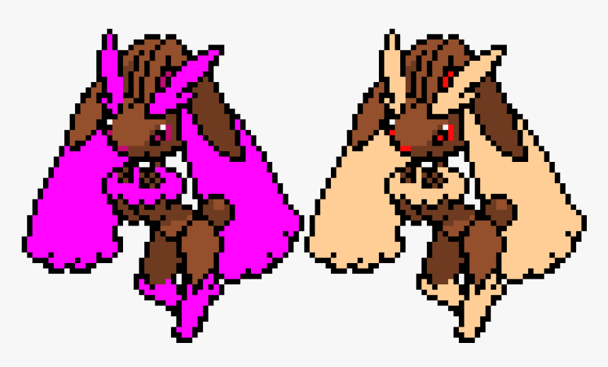 Lopunny Pixel Art, HD Png Download