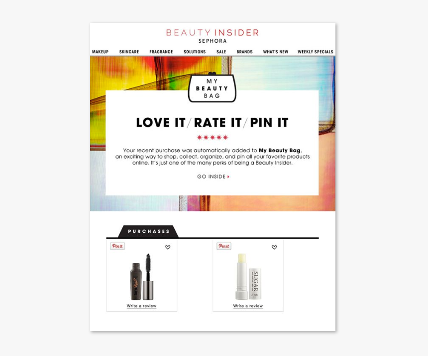 Sephora Leave A Review Email, HD Png Download