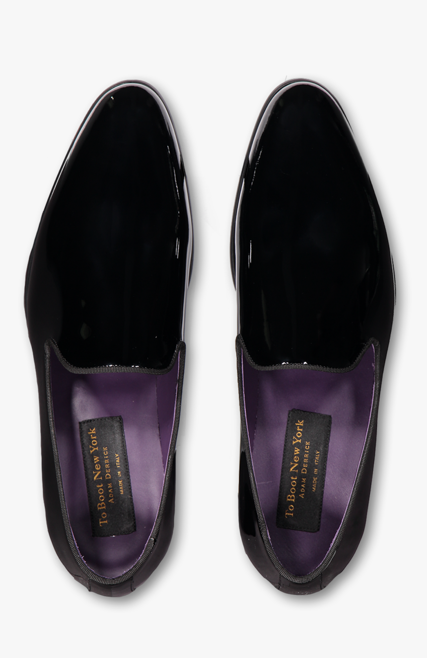 Delevan Slip On Black Patent - Slip-on Shoe, HD Png Download