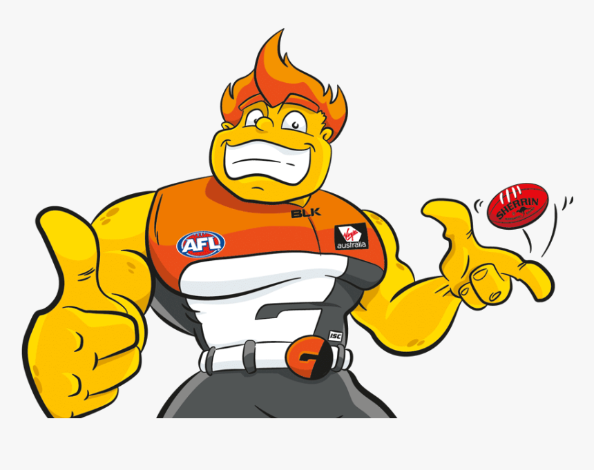 Fever Clipart Muscle Cramp - Gws Giants Mascot, HD Png Download
