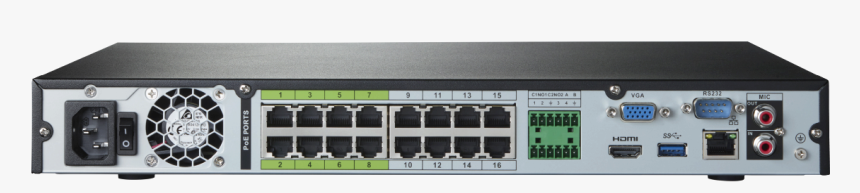 32 Channel Ip Security System With Eight 4k Bullet - Nvr Intelbras, HD Png Download