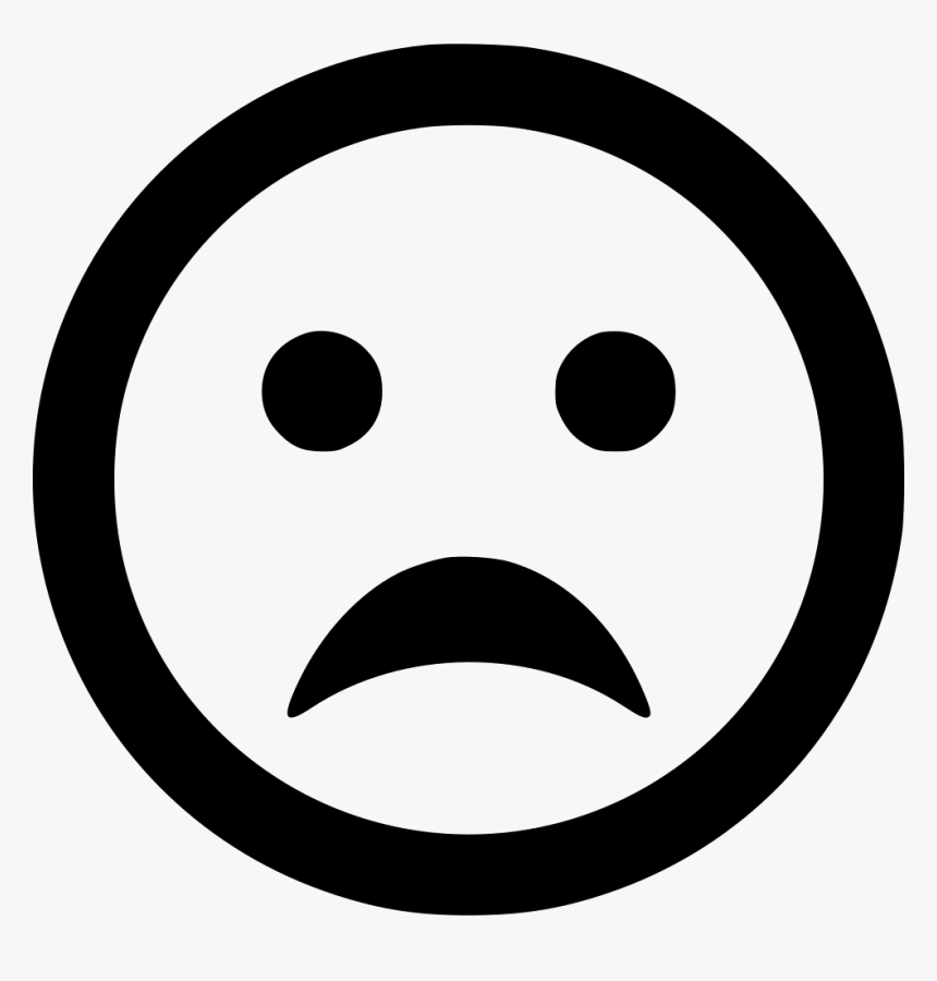 Sad Emoticon - Creative Commons Icons, HD Png Download