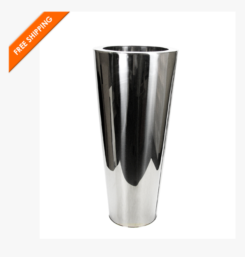 Stainless Steel Cone Planter - Vase, HD Png Download