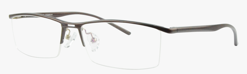 Al130 Brown Cheap Glasses - Transparent Material, HD Png Download