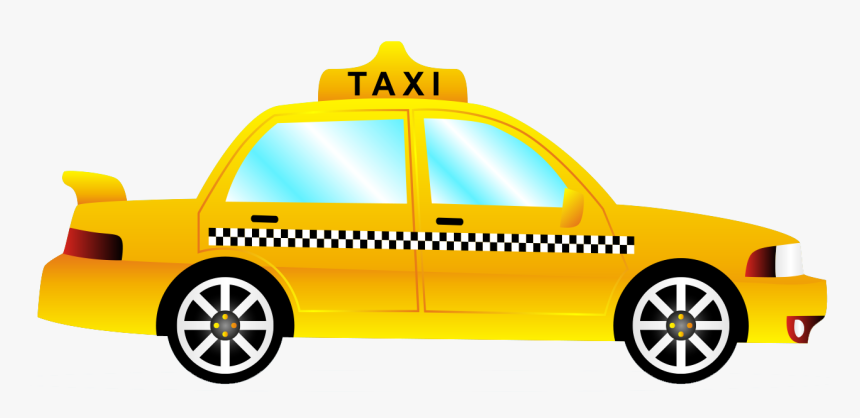Taxi Clipart Transparent Pencil And Color Taxi - Taxi Png, Png Download