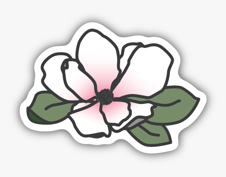 Magnolia Blossom Sticker, HD Png Download
