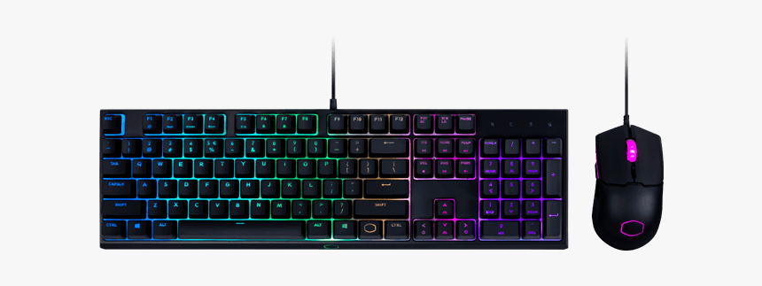 Ms110, Rgb Led, 3200 Dpi, Wired Usb, Black, Mem-chanical - Coolermaster Ms110 Gaming Combo, HD Png Download