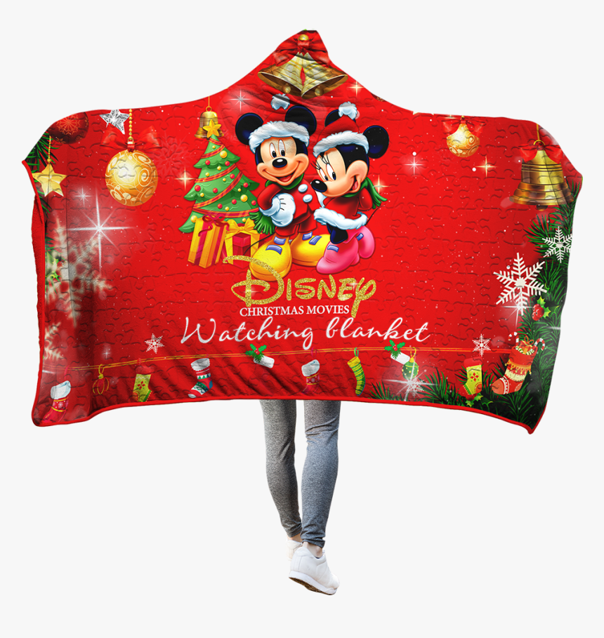 Disney Cartoon Characters 3d Hooded Blanket Adult 80 - Illustration, HD Png Download
