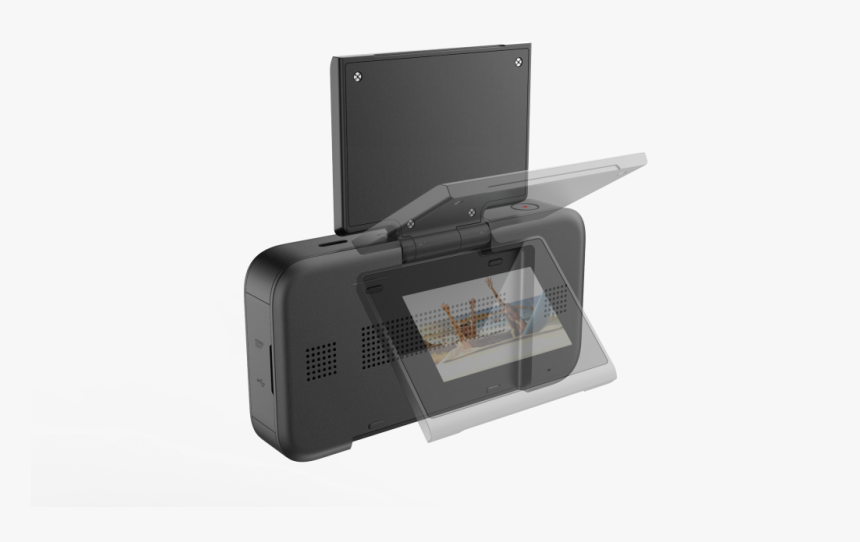 The Yi Horizon Vr180 Camera Has A Flip Up Lcd Screen, - Gadget, HD Png Download