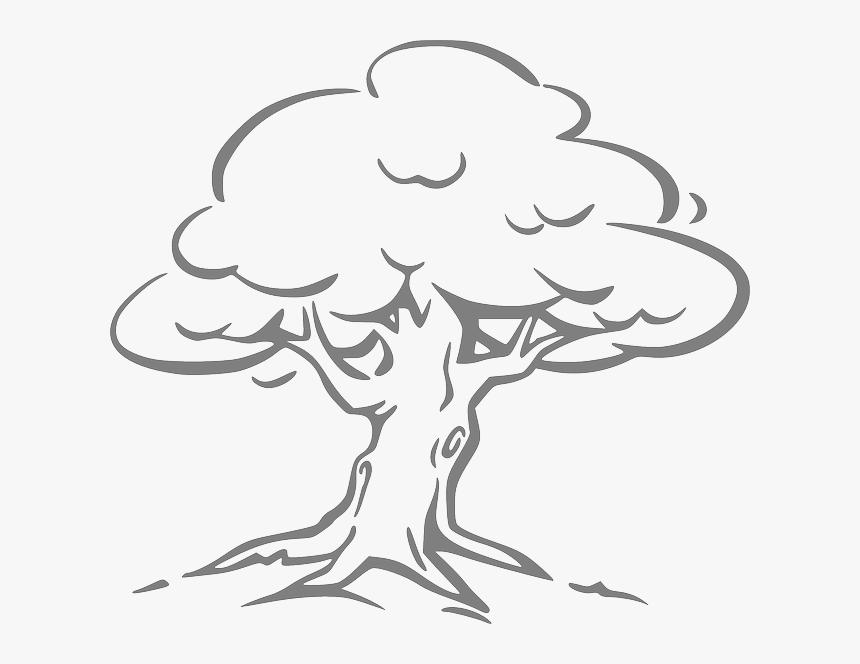Tree Image Black And White Clipart, HD Png Download
