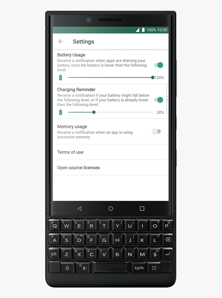 Blackberry Smartphone, HD Png Download