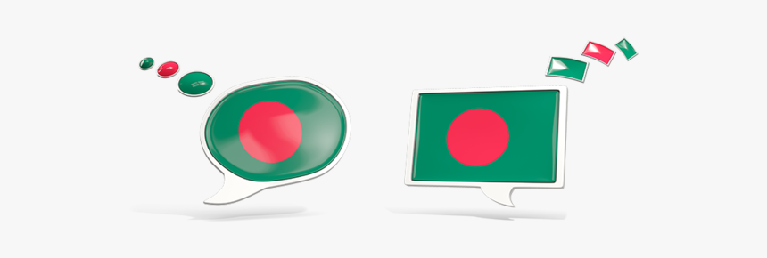 Two Speech Bubbles - Marokkaanse Vlagt Met Leeuw, HD Png Download