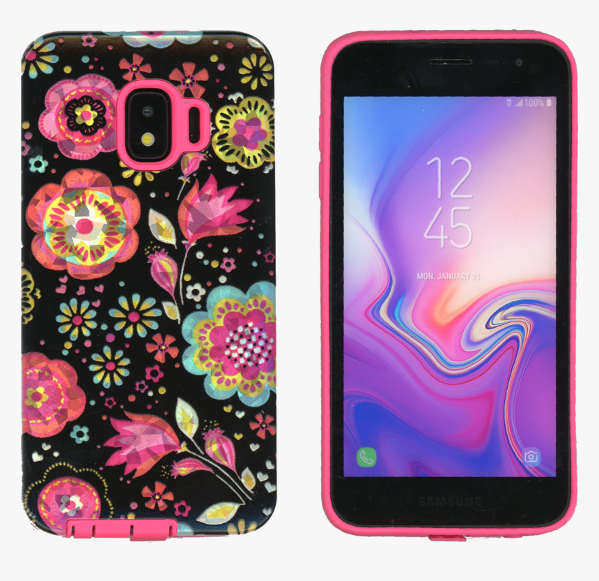 Samsung Galaxy J2 Core/j2 Pure Mm Fancy Design Black, HD Png Download
