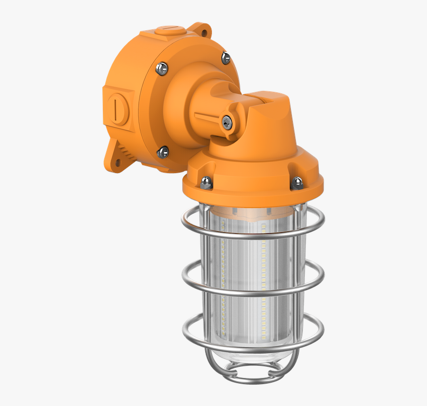Led Vaportight Flood Light Fixture Amazoia Construction - Machine, HD Png Download