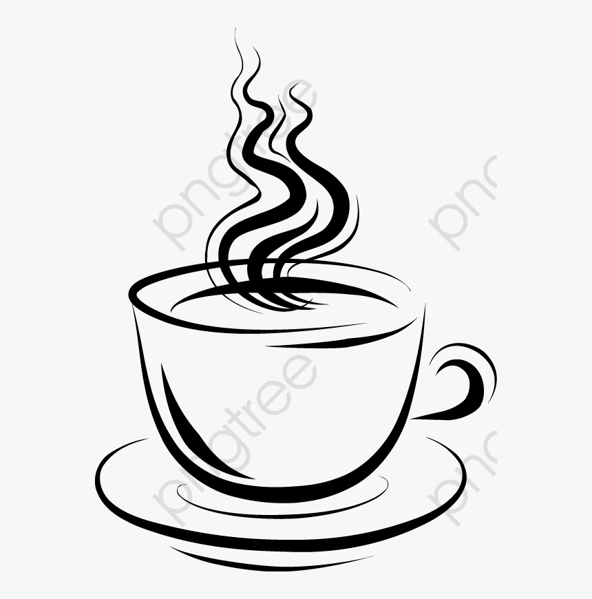 Ink Pattern Of Hot - Tea Cup Png Clipart, Transparent Png