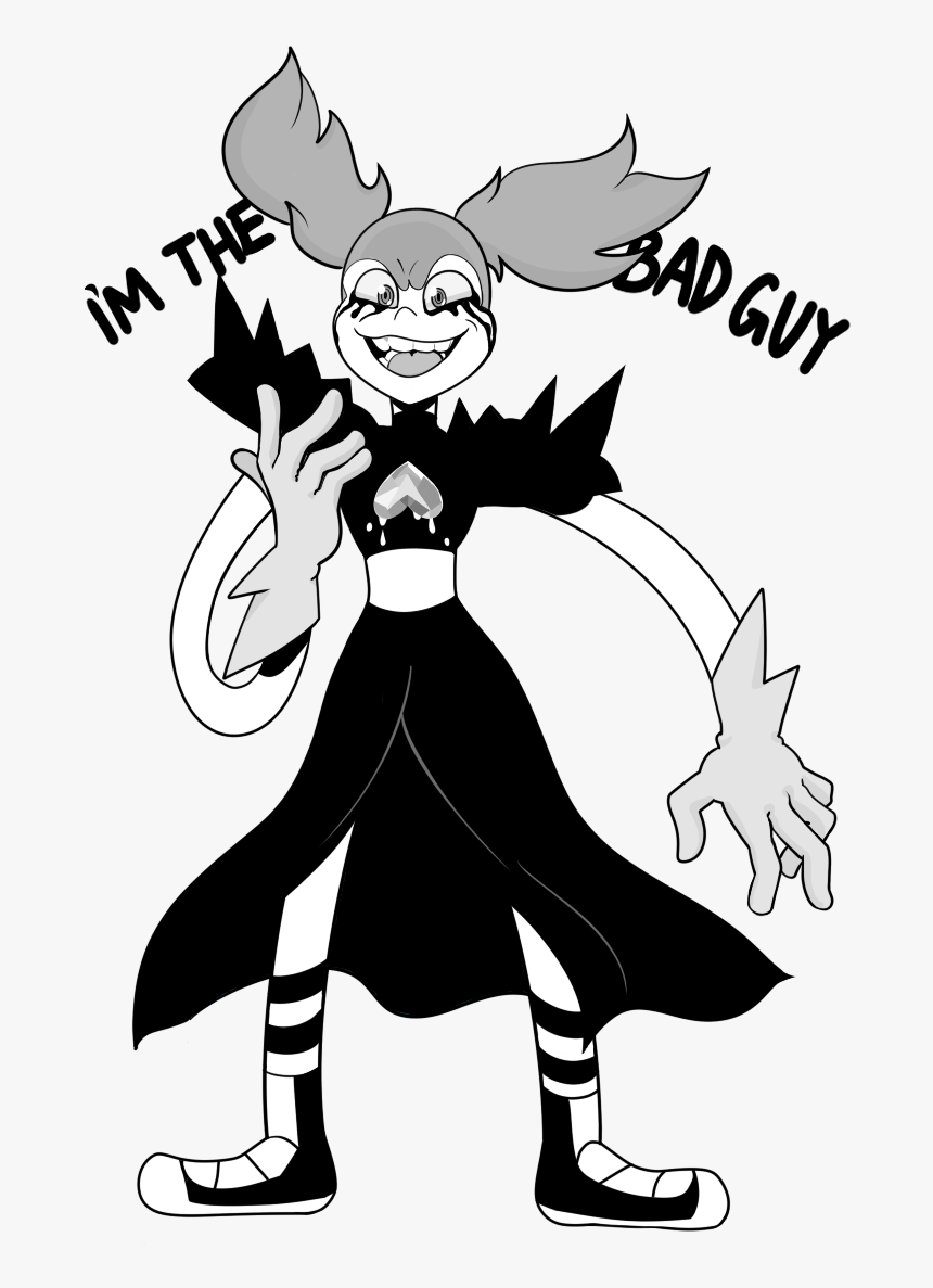Black And White Su Spinel, HD Png Download