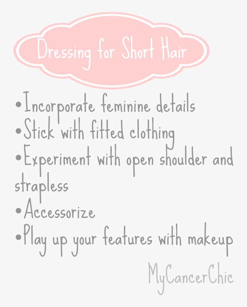 Dressing For Short Hair Graphic - Chirp, HD Png Download