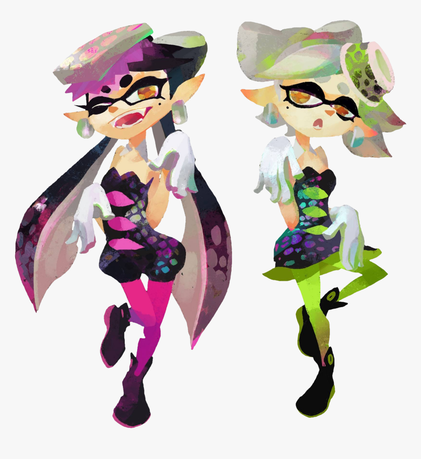 Squid Sisters Transparent - Squid Sisters, HD Png Download