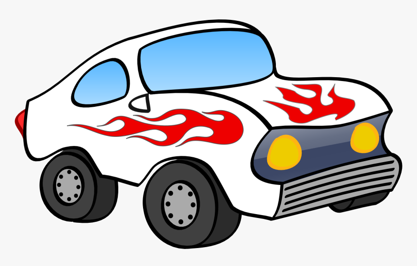 This Free Icons Png Design Of White Fun Car - Hot Wheel Cars Clip Art, Transparent Png