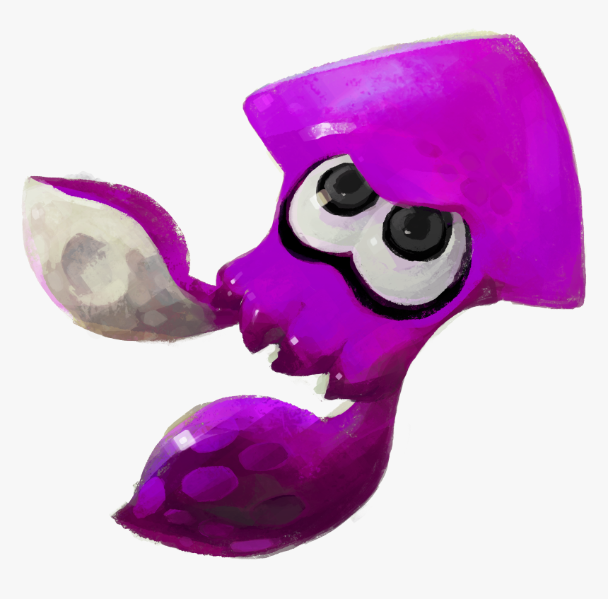 Transparent Squid Transparent Png - Blue Splatoon 2 Squid, Png Download