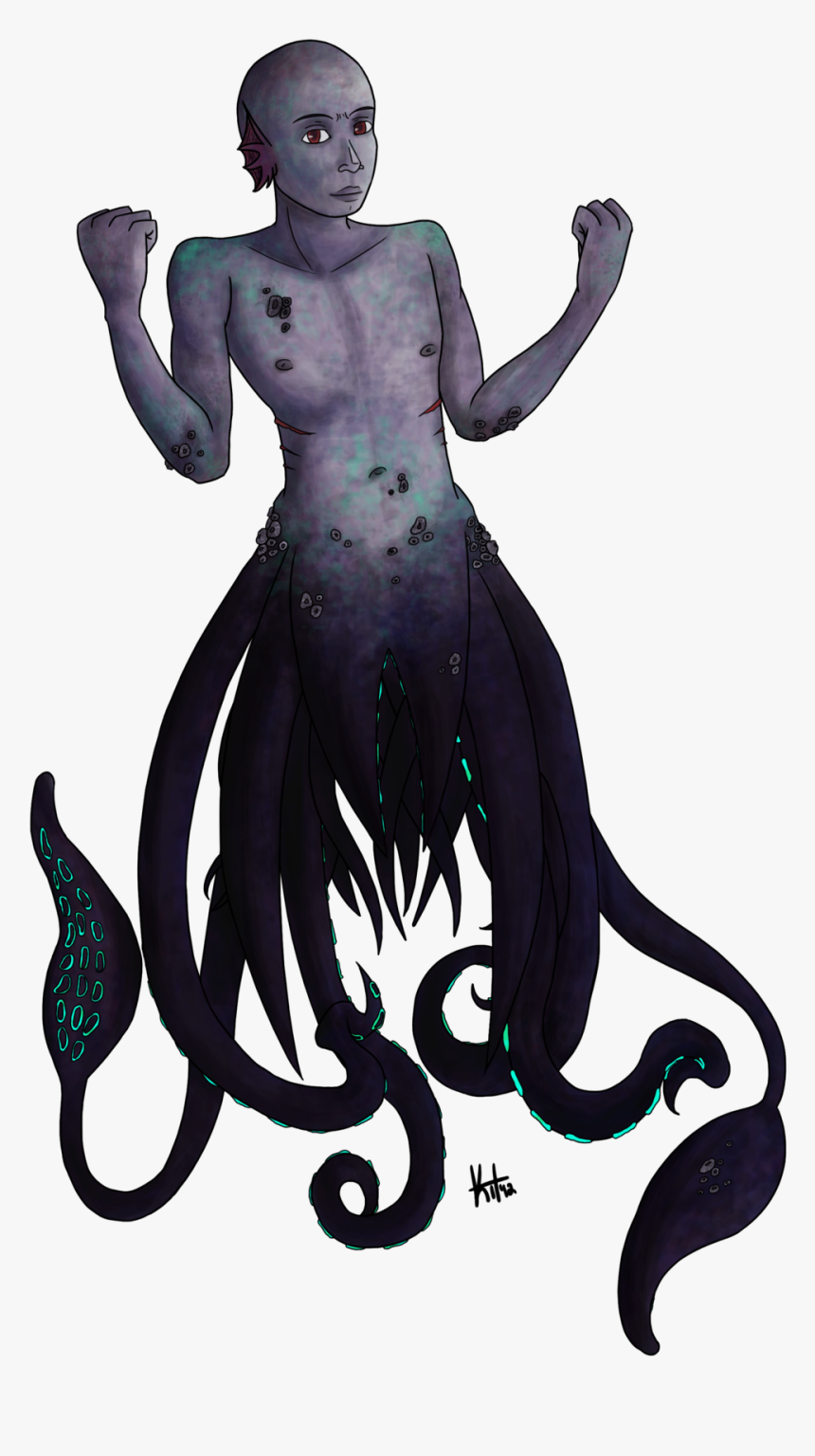 Colossal Squid Octopus Kraken - Kraken Squid Or Octopus, HD Png Download