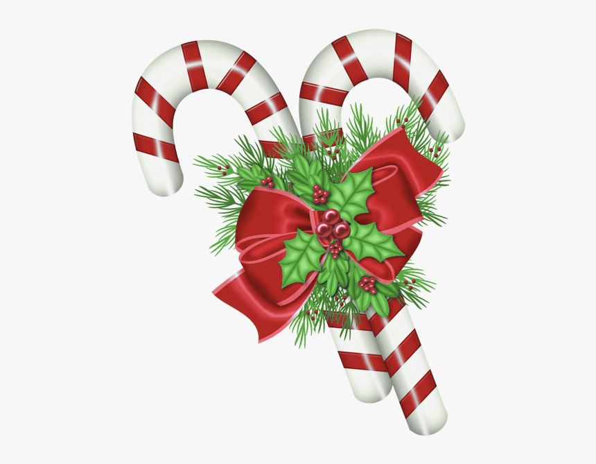 Christmas Candy Cane Transparent Background, HD Png Download