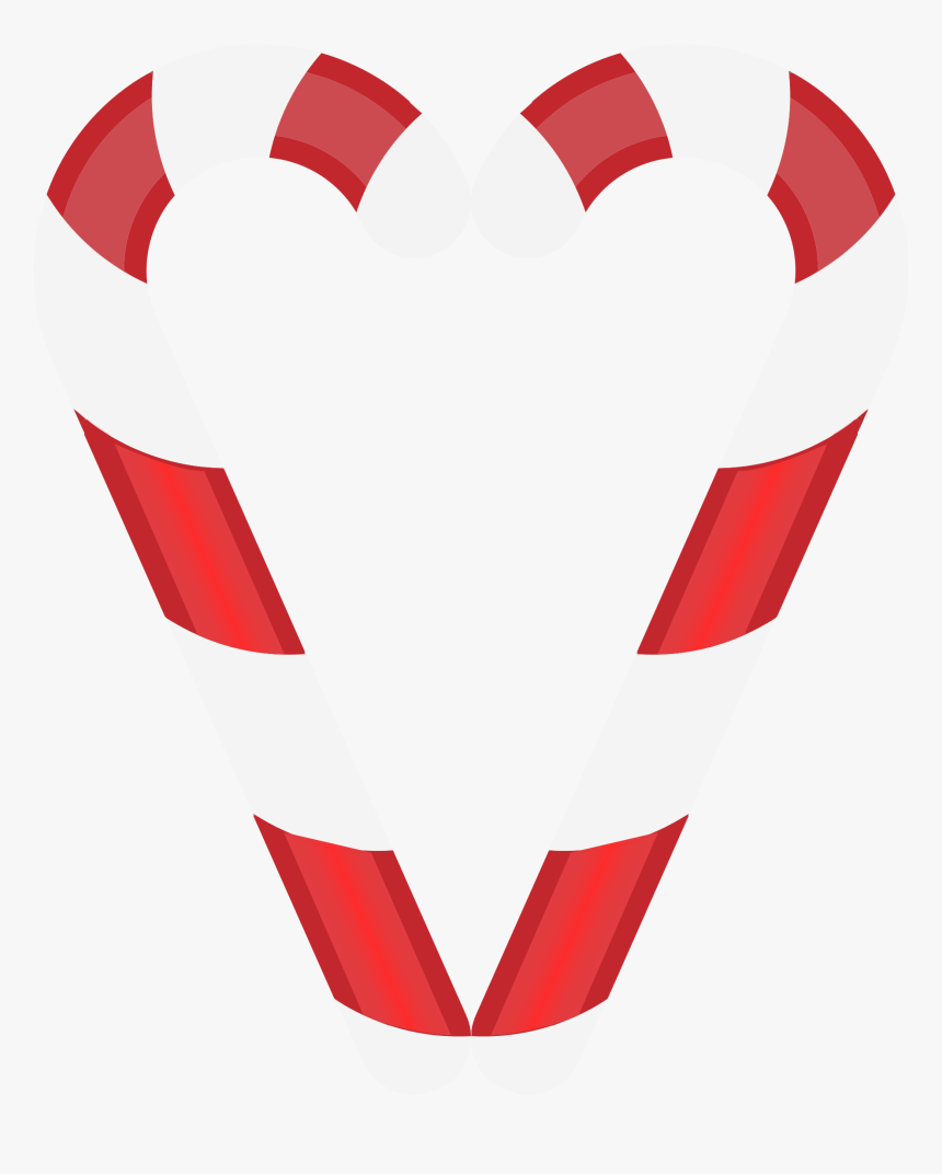 Clip Art Candy Cane Clipart Transparent Background - Red Candy Canes Clipart, HD Png Download