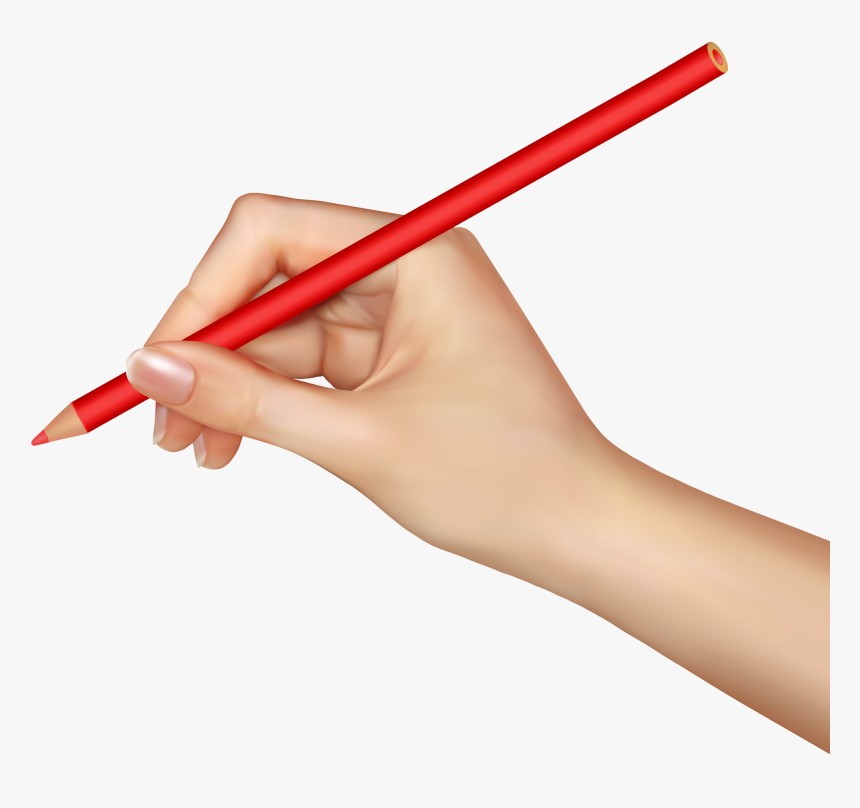 Pencil In Hand, Hands Png, Hand Image Free - Easy Way To Draw A Jug, Transparent Png