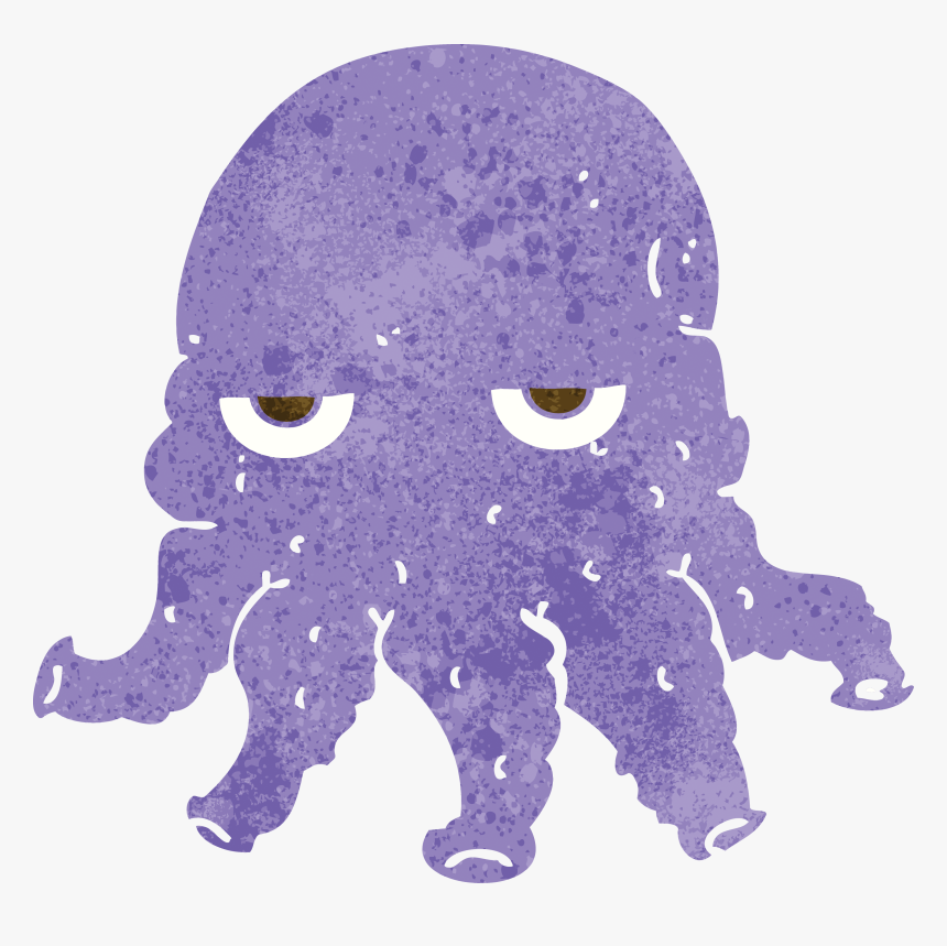 Transparent Alien Clip Art - Squid Cartoon Alien, HD Png Download