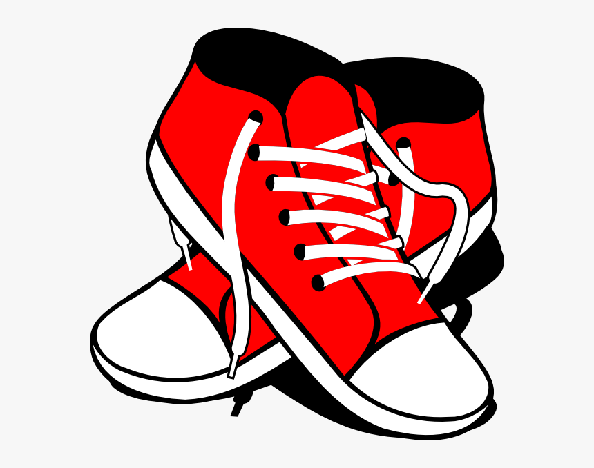 Sneakers Clip Art At Clker - Sneakers Clip Art, HD Png Download