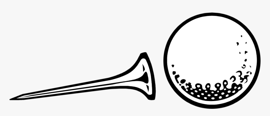 Transparent Golf Ball Clipart Png - Golf Black And White, Png Download