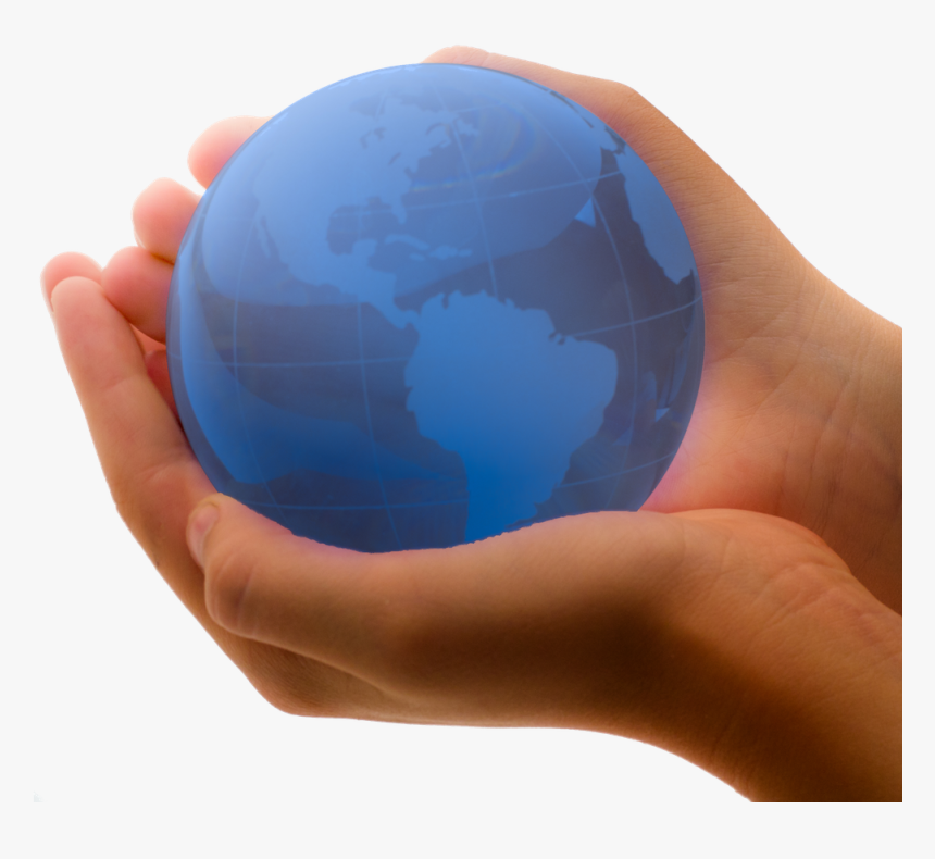 Blue Earth In Child S Hands, HD Png Download