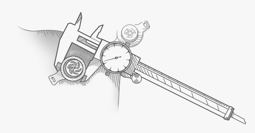 Calipers On A Pad Valve, HD Png Download