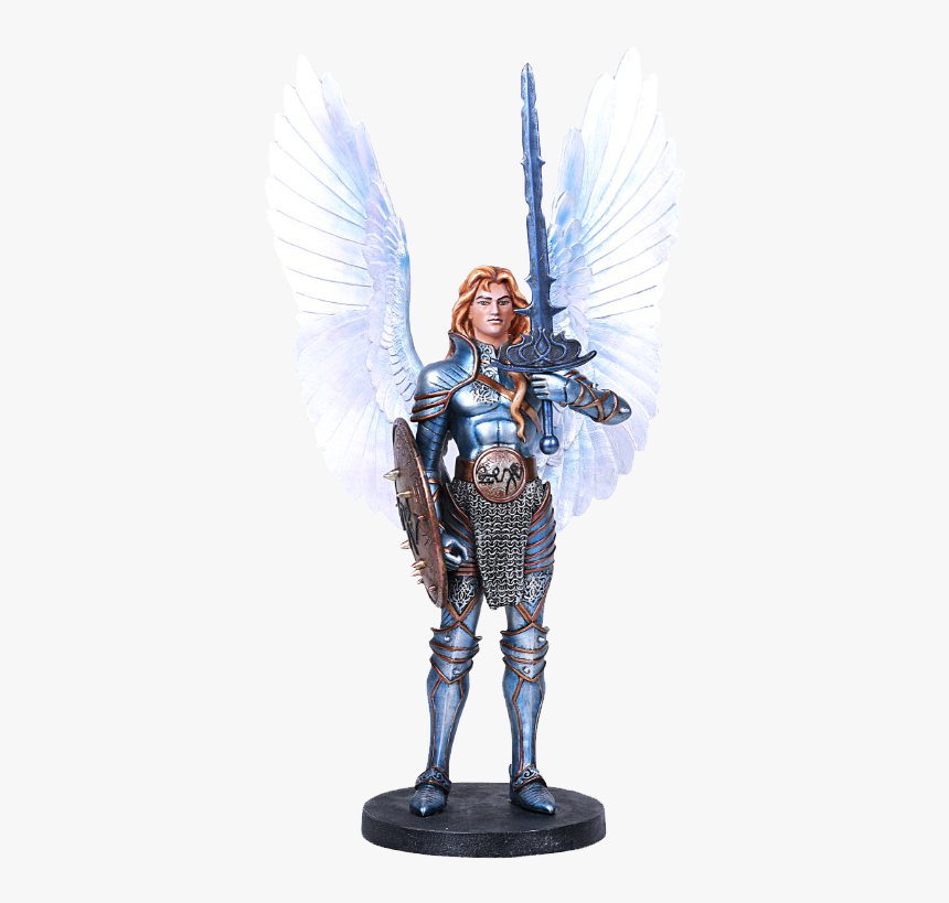 Michael Warrior Angel Statue, HD Png Download