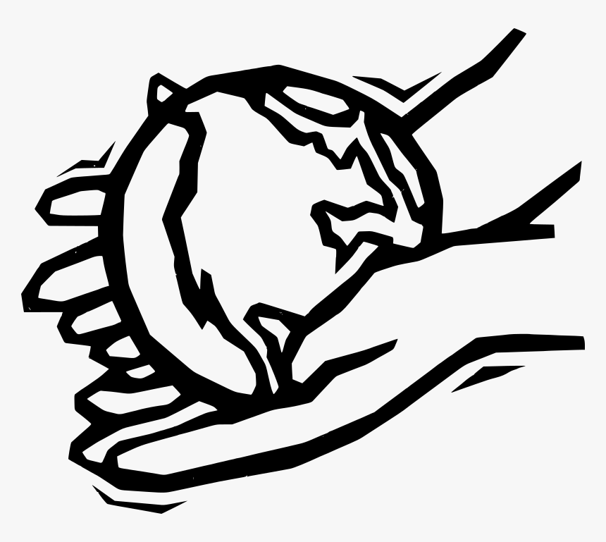 Earth In Gentle Hands Svg Clip Arts, HD Png Download