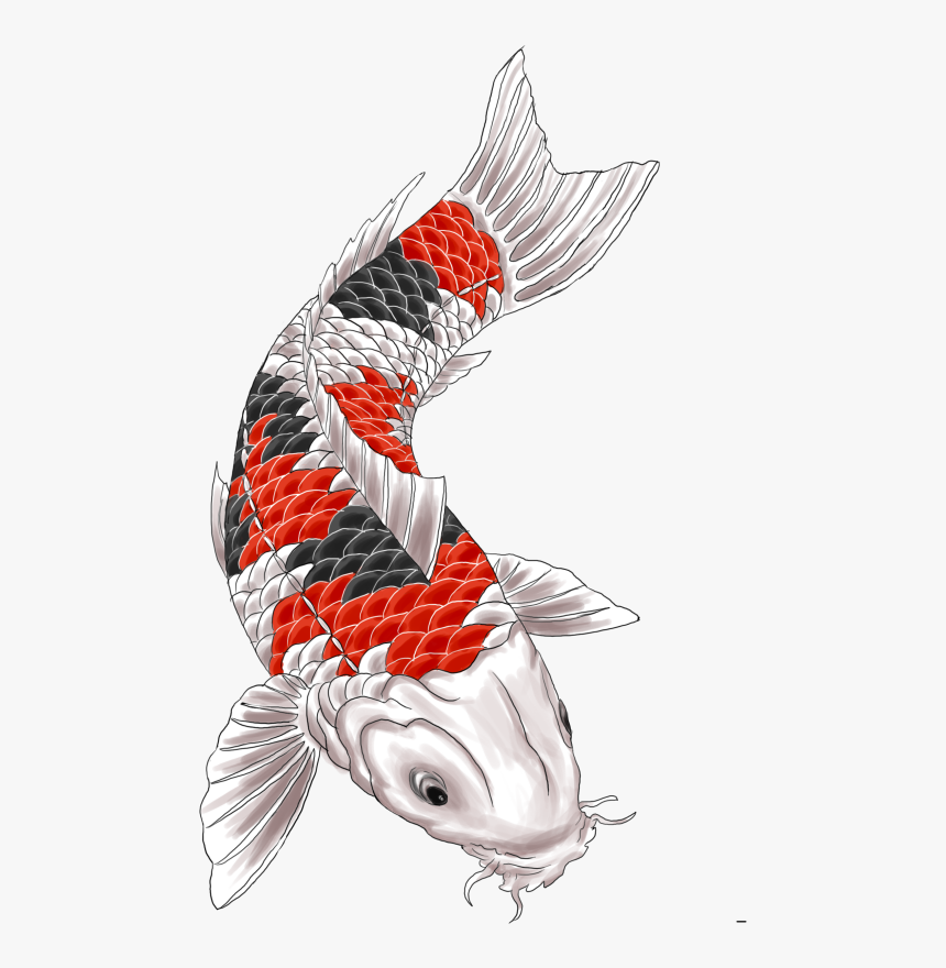 Koi Tattoo Irezumi Japan Free Png Hq Clipart, Transparent Png