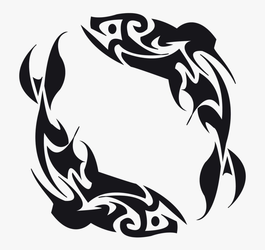 Double Koi Fish Tattoo, HD Png Download