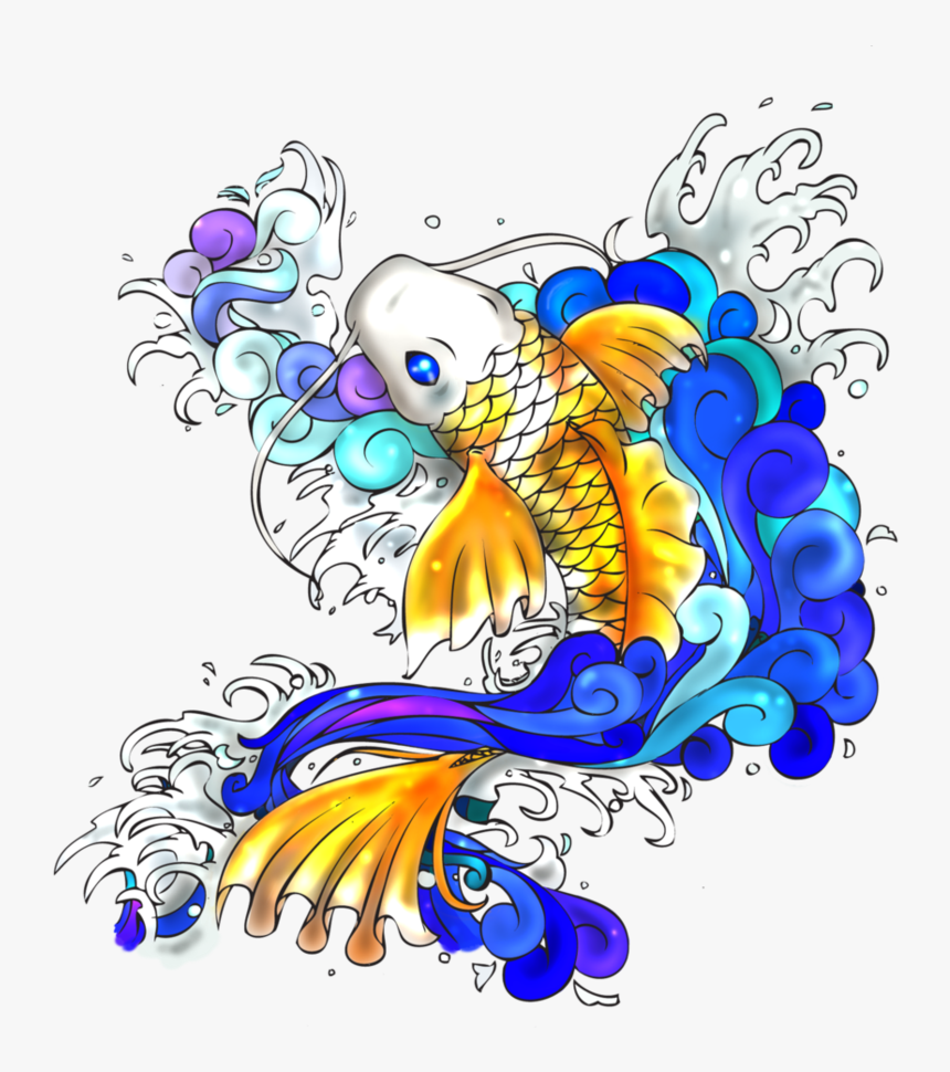 Transparent Koi Fish Png, Png Download