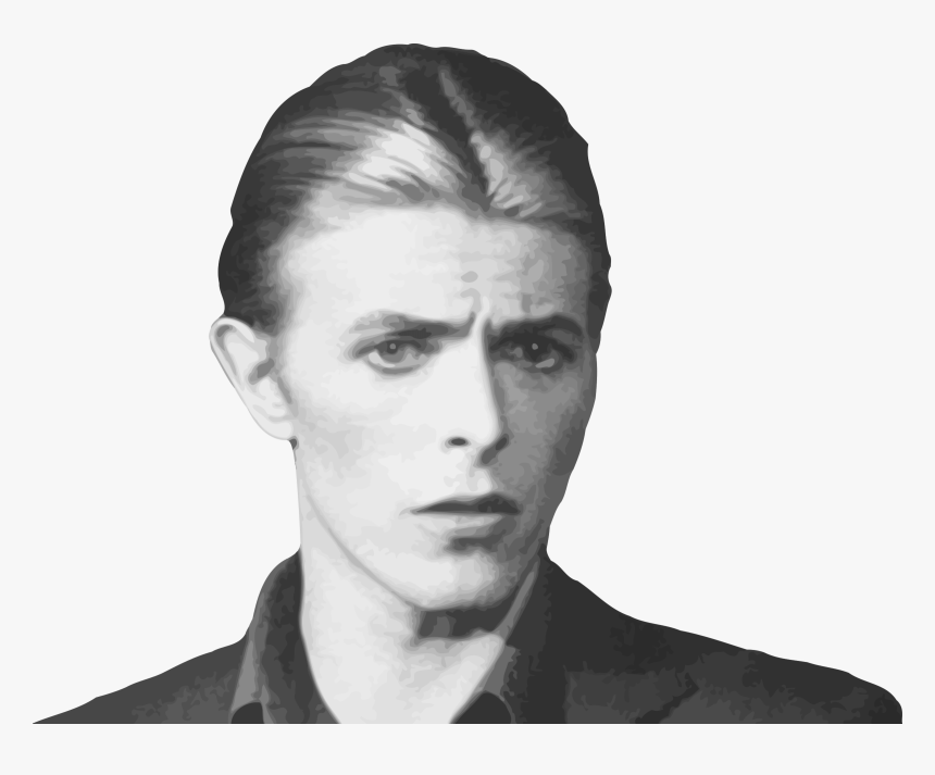 David Bowie B&w, HD Png Download