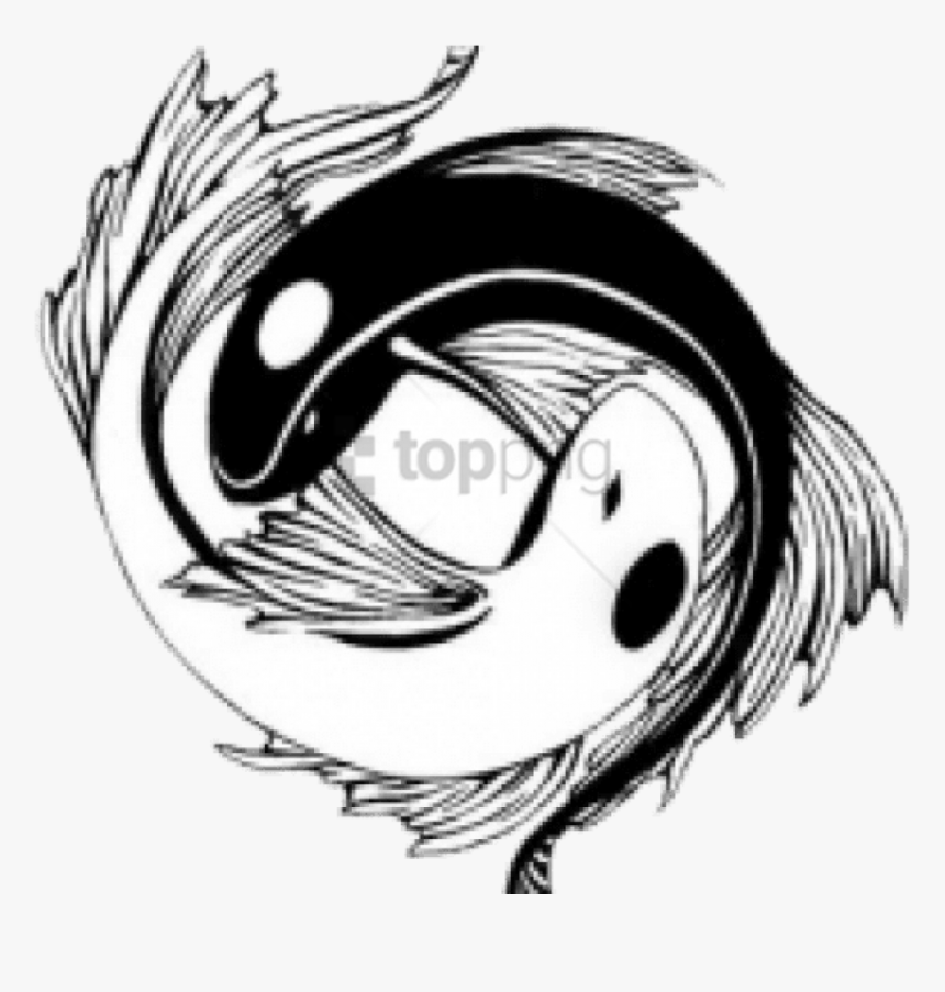 Yin-yang Tattoos Png Transparent Images, Png Download