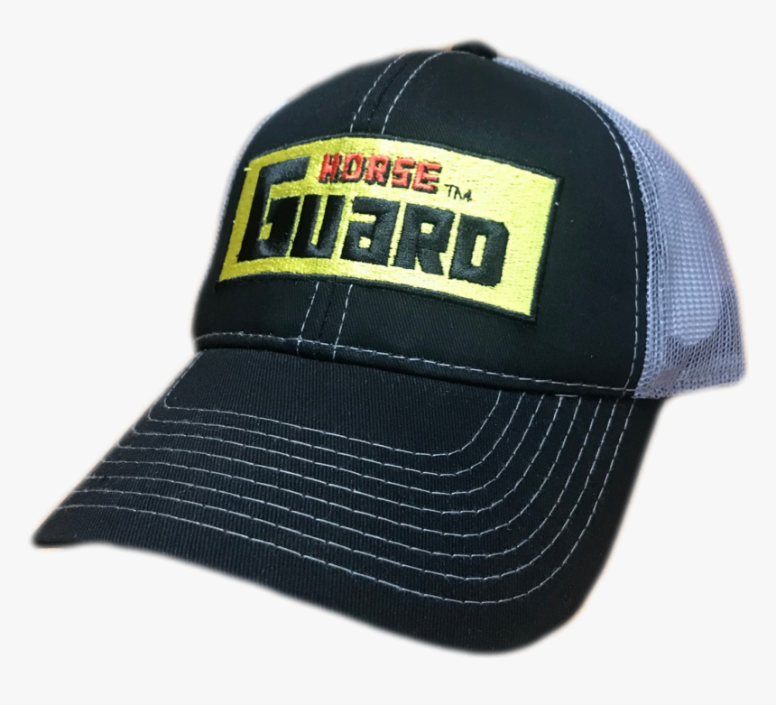 Black And Grey Mesh Snap Back Horse Guard Hat, HD Png Download