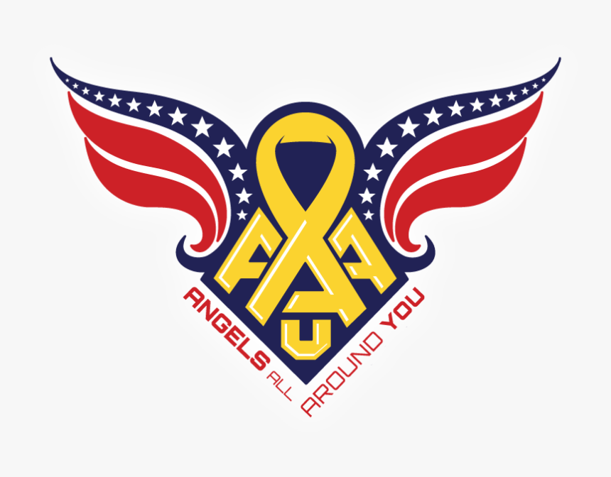 Angels All Around You Logo White3, HD Png Download