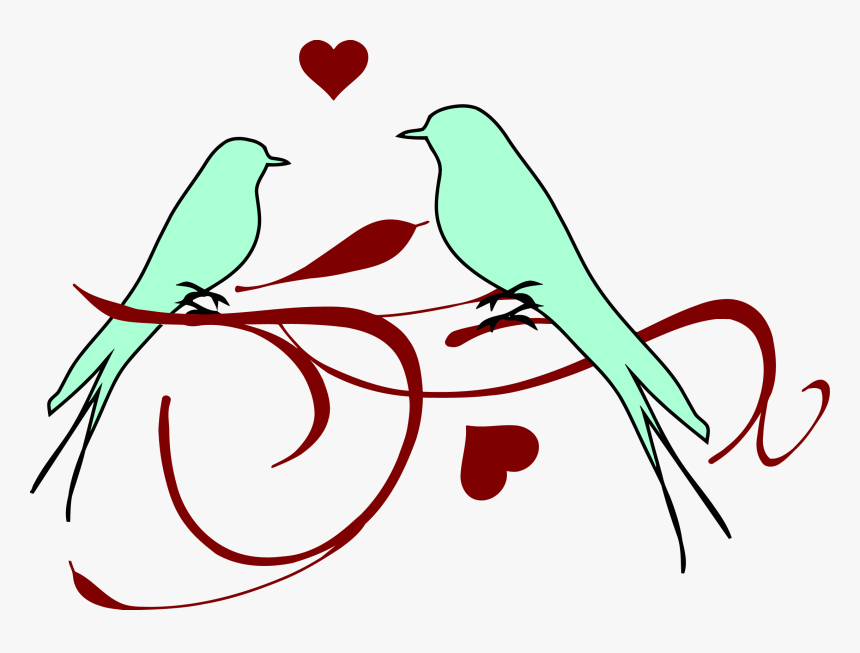 Transparent Love Birds Png, Png Download