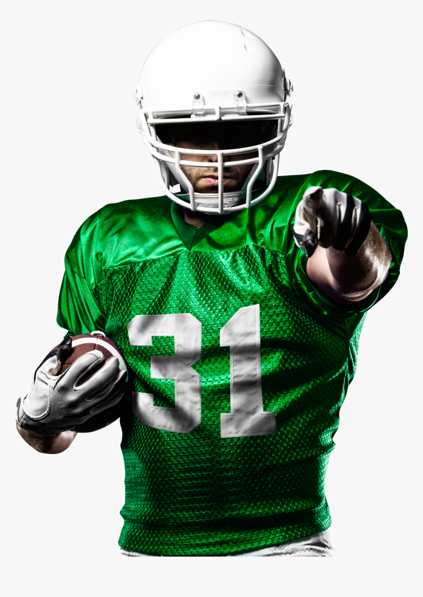 American Football Player Pointing At You Png Image, Transparent Png