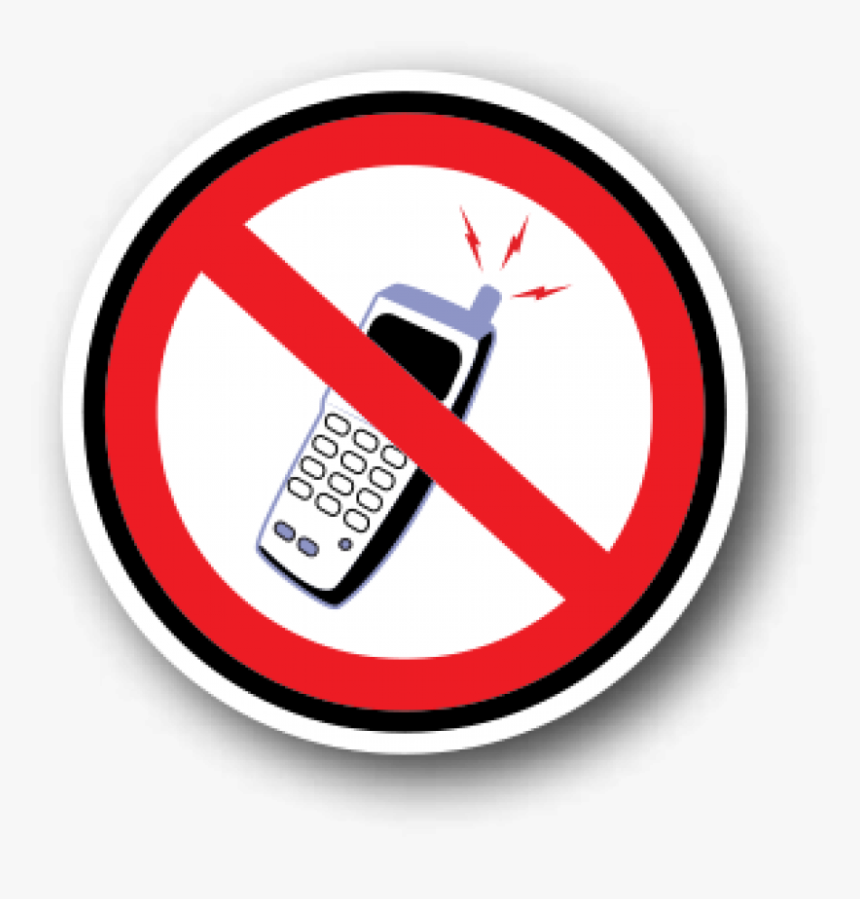 Durastripe Safety Floor Sign, No Mobile Phones, HD Png Download