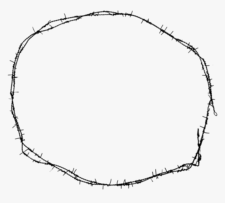 Barb Wire Frame Png, Transparent Png