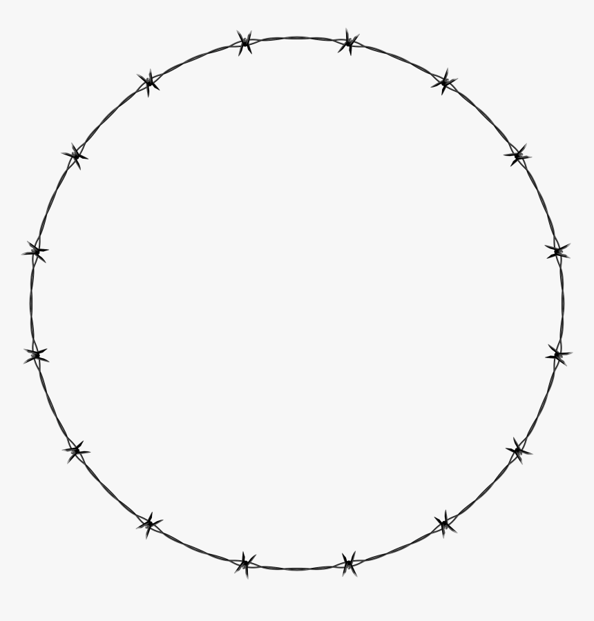 Barb Wire Frame Png, Transparent Png