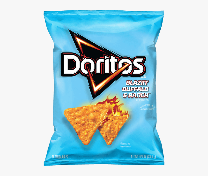 Doritos Blazin’ Buffalo & Ranch® Flavored Tortilla, HD Png Download